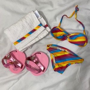 Build-A-Bear Rainbow Swim Set